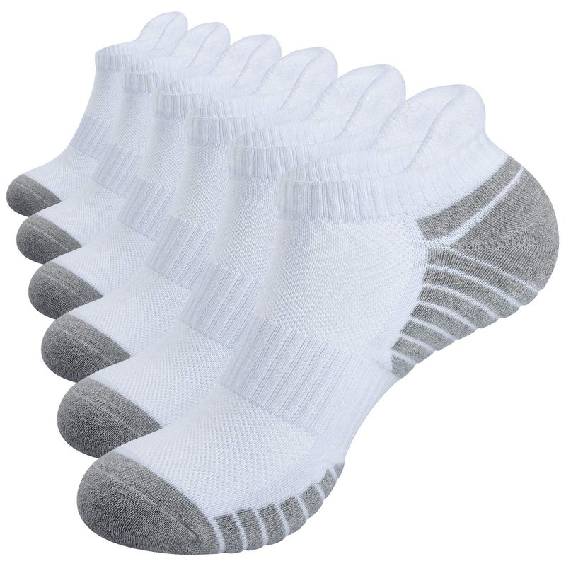 TANSTC Running Mens Socks Athletic No Show Performance Comfort Cushioned Low Cut Socks - Image 1